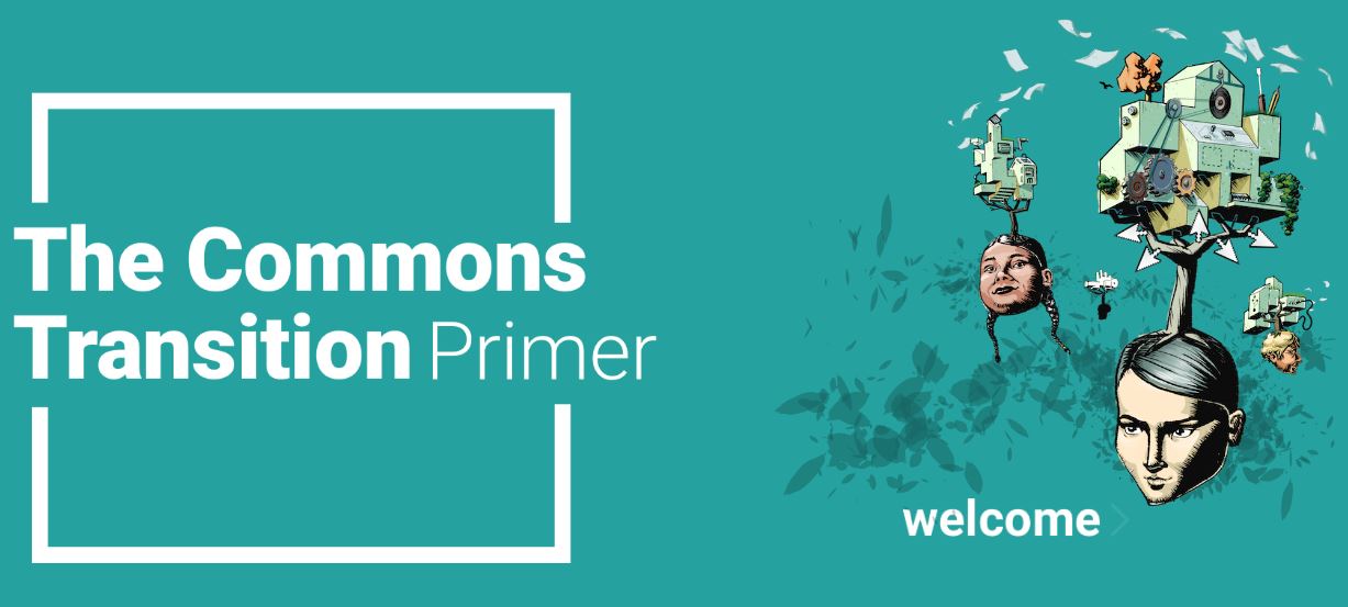 Screenshot of The Commons Transition Primer homepage