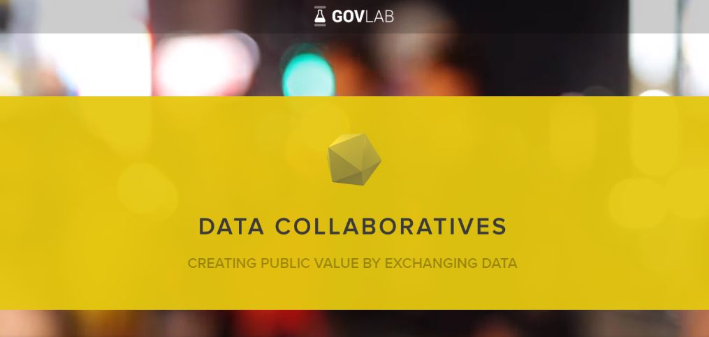 Screenshot of GovLab Data Collaboratives homepage